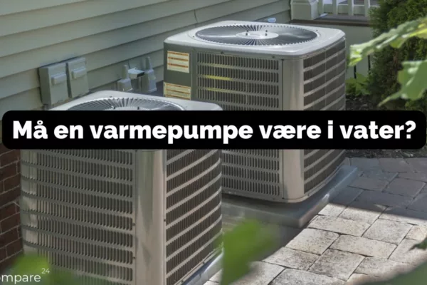 Må en varmepumpe være i vater?