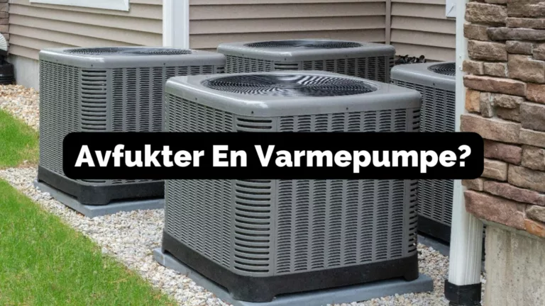 Varmepumpe og fuktighet: Avfukter en varmepumpe?