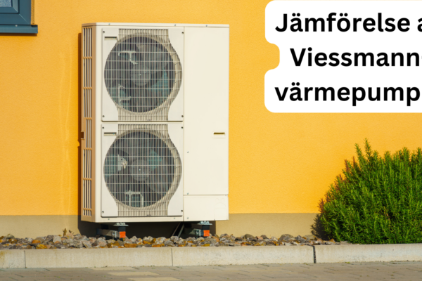 Jämförelse av Viessmann värmepumpar